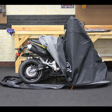 Load image into Gallery viewer, Honda Grom in a TES Cover size: Medium Partially Covered