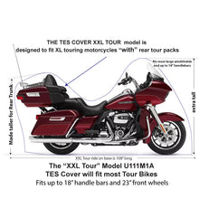 Load image into Gallery viewer, XXL-Tour Enclosed Motorcycle Cover Large Touring W/Tour Pack