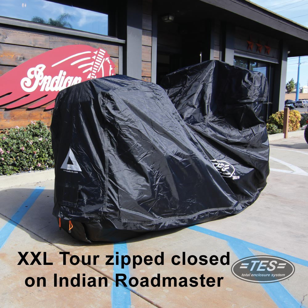 Indian Roadmaster Storage Cover, Completely enclosed rear view indoor / outdoor waterproof cover