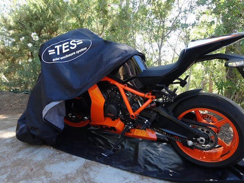 TES Cover, Large Enclosed Motorcycle Cover