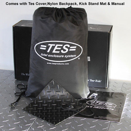 Tes Motorcycle Cover Complete Package